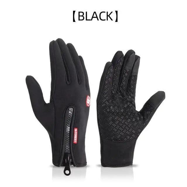 Stylish Winter Warm Cycling Gloves Fitness High Quality Men Women Wind Proof Bike Motorcycle Fishing Gloves Full Finger Touchscreen Gloves Cycling Gloves Touchscreen Waterproof Fleece Thermal Sports Gloves for Hiking