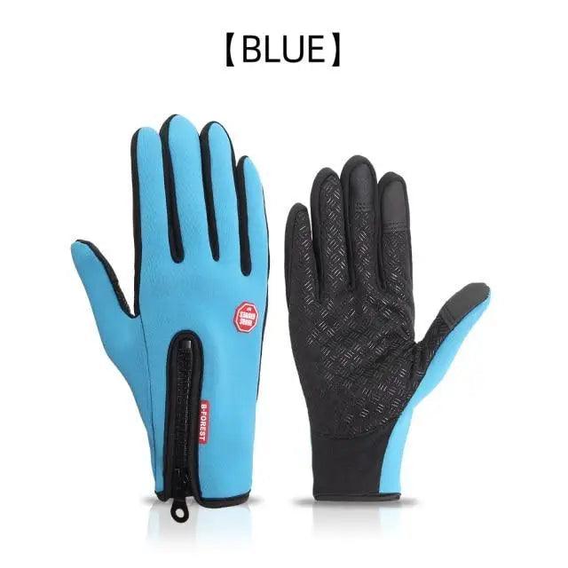 Stylish Winter Warm Cycling Gloves Fitness High Quality Men Women Wind Proof Bike Motorcycle Fishing Gloves Full Finger Touchscreen Gloves Cycling Gloves Touchscreen Waterproof Fleece Thermal Sports Gloves for Hiking