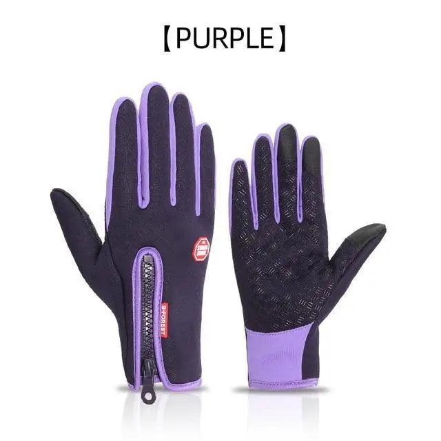 Stylish Winter Warm Cycling Gloves Fitness High Quality Men Women Wind Proof Bike Motorcycle Fishing Gloves Full Finger Touchscreen Gloves Cycling Gloves Touchscreen Waterproof Fleece Thermal Sports Gloves for Hiking