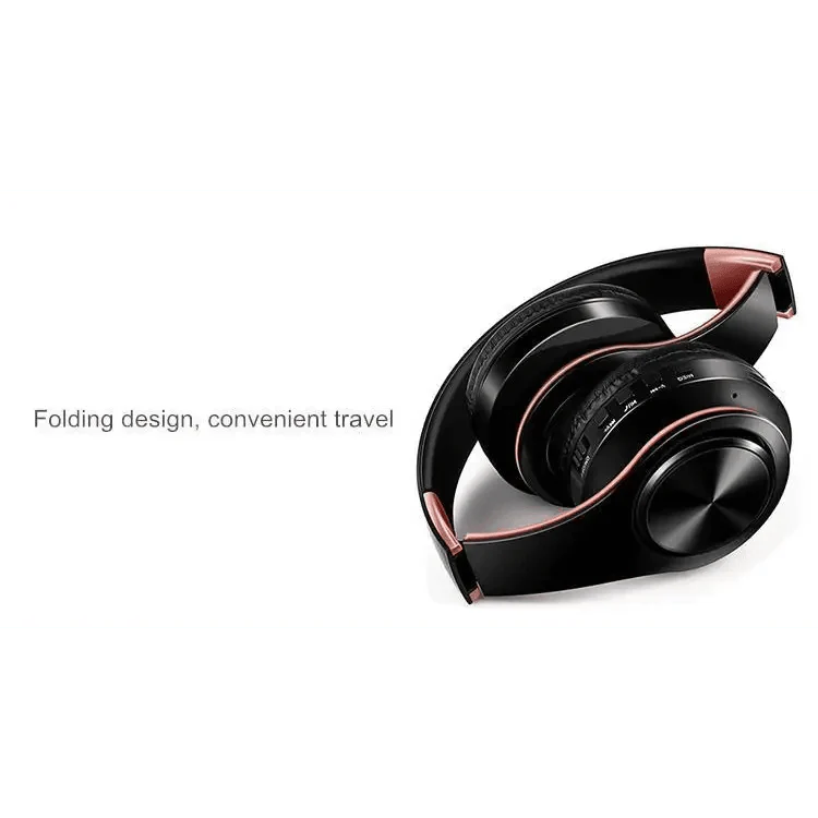 Stylish Wireless Bluetooth Headphone Stereo Headset Music Headset Foldable Wireless and Wired Stereo Headset Micro SD/TF FM For Cell Phone PC