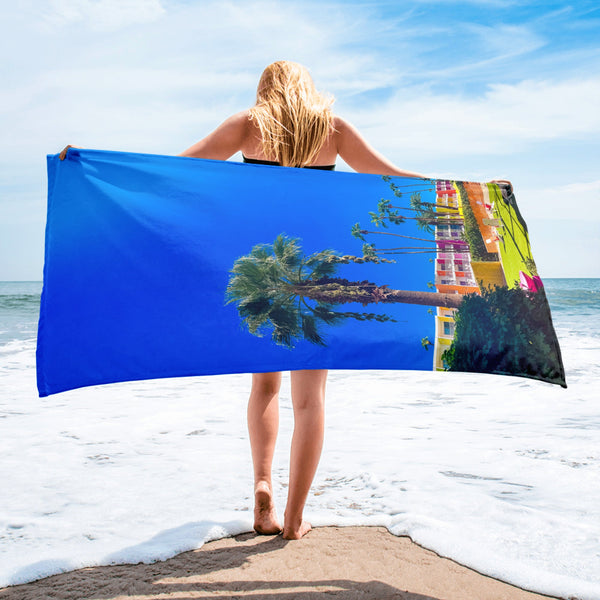 Palm Prism - Beach Towel