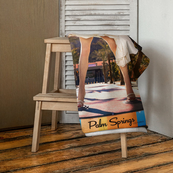 Marilyn's Palm Springs Affair - Beach Towel