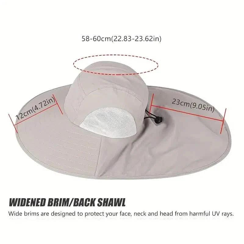 Summer Beach Neck Sunscreen Hat