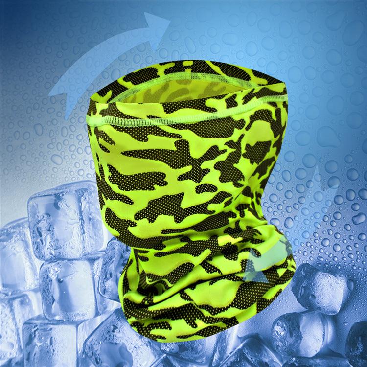 Summer Cool Men Women Bandana Scarf Dust-proof Camouflage Breathable Buff on Neck Outdoor Sports Magic Headwear Wristband Mask Reusable Washable Cloth Bandanas Women Men Neck Gaiter Cover Turban Multipurpose Balaclava