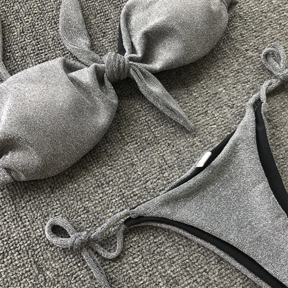 Summer Cute Vintage Women's Swimsuit Bikini Split Swimwear Women's Swimwear Women's 2-piece Beachwear Loose Bikini Fashion  Retro Bikini  Fashion Beachwear Summer Spa Beach Surf Sport