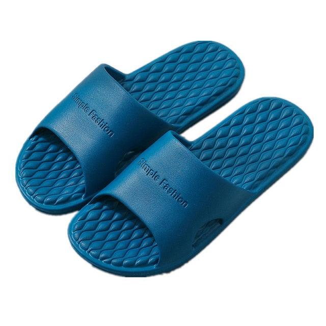 Summer Home Mens Slippers Simple Black White Shoes Non-Slip Bathroom Slides Flip Flops Indoor Women Slippers Soft Slides Slippers For Men Cloud Cushioned Slides Thick Non-Slip Pool Gym House Slipper