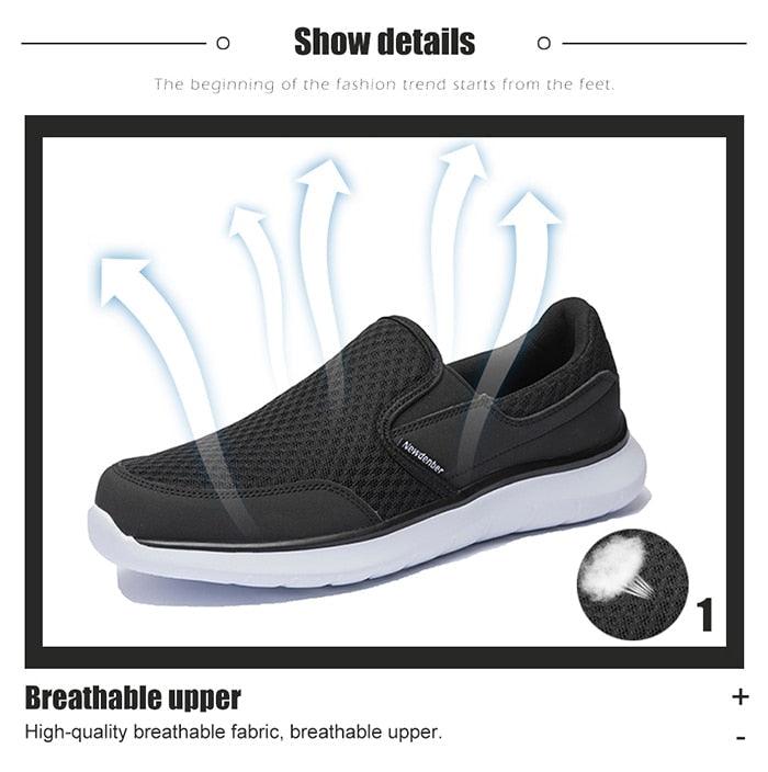 Summer Lightweight Men's Fashion Quality Breathable Outdoor Footwear Casual Ultra Lightweight Breathable Espadrilles  Walking Shoes Non Slip Athletic Fashion Shoes