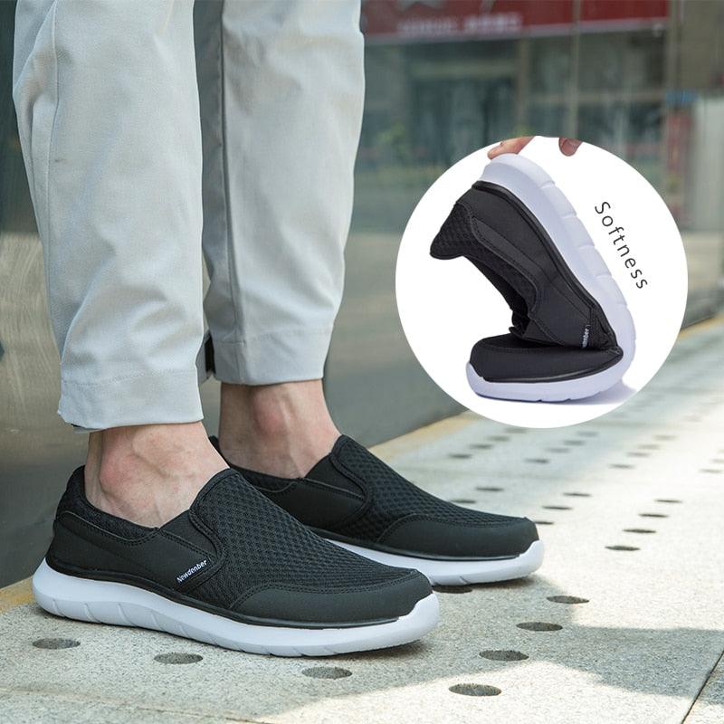 Summer Lightweight Men's Fashion Quality Breathable Outdoor Footwear Casual Ultra Lightweight Breathable Espadrilles  Walking Shoes Non Slip Athletic Fashion Shoes