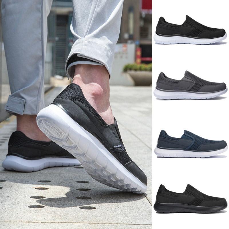 Summer Lightweight Men's Fashion Quality Breathable Outdoor Footwear Casual Ultra Lightweight Breathable Espadrilles  Walking Shoes Non Slip Athletic Fashion Shoes
