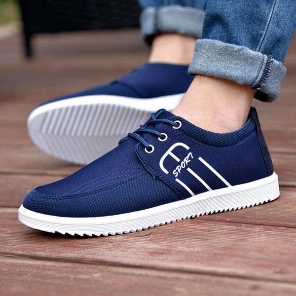 Summer Mens Casual Elegant Business Shoes Breathable Canvas Shoes Fashion Casual Shoes Fashion Sneakers Breathable Comfort Walking Shoes Modern Design