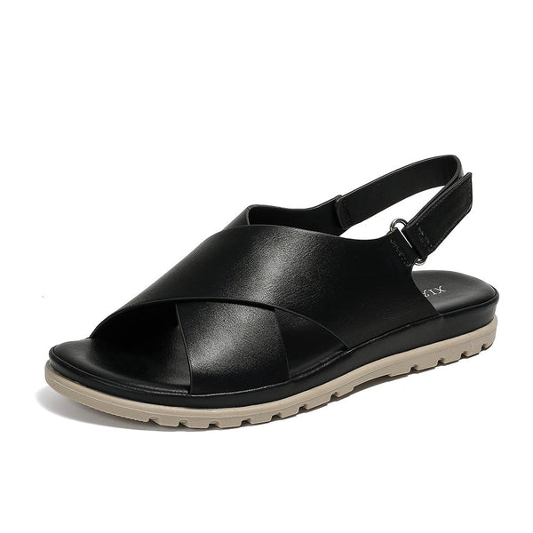 Summer new cross cross strap comfortable flat sandals for women