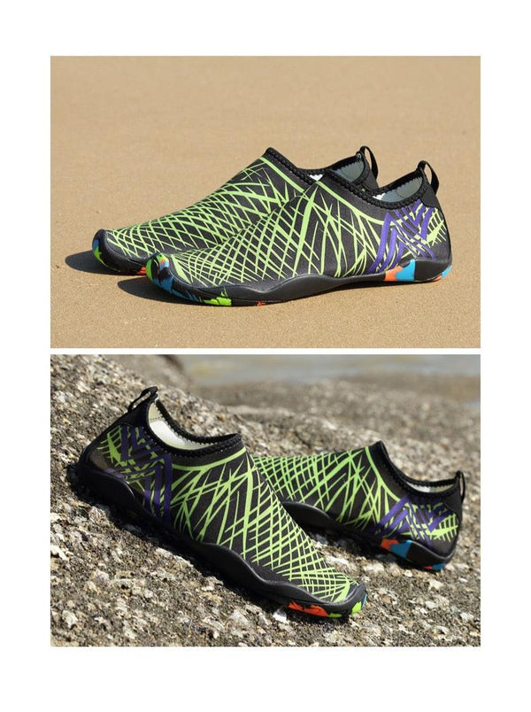 Summer Outdoor Mens Sports Water Shoes Non-Slip Beach Shoes Barefoot Upstream Shoes Quick-Dry Aqua Sock Barefoot For Beach Swim River Pool Lake Hiking Kayaking Surfing