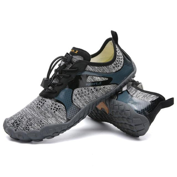 Summer Outdoor Mens Sports Water Shoes Non-Slip Beach Shoes Barefoot Upstream Shoes Quick-Dry Aqua Sock Barefoot For Beach Swim River Pool Lake Hiking Kayaking Surfing
