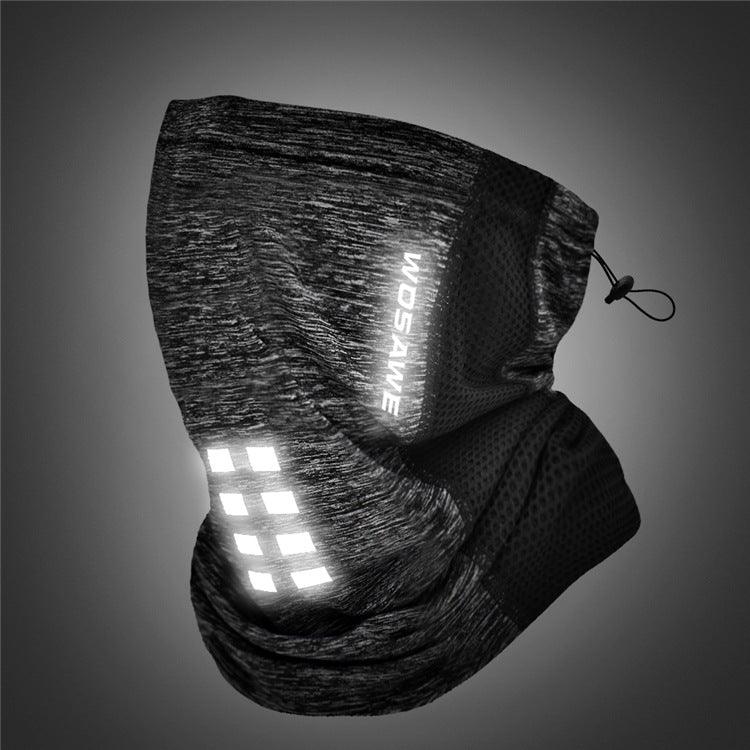 Summer Reflective Cycling Bandana Scarf Ice Silk Anti-UV Breathable Neck Buff Mountain Bike Bicycle Riding Scarf Bandana Motorcycle Bike Riding Protection Headscarf Camping Hiking Protective Face Camo Scarf Shemagh