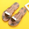 Summer Slippers Shoes Woman Pink Open Toe Flip Flops Clear Women Outdoor Flat Beach Slides Comfort Thong Style Flip Flops Sandals With Arch Support Heel Cup - Khaki / 40