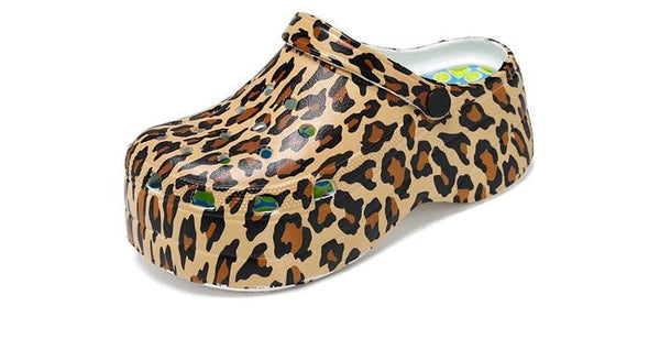 Summer Women Clogs Quick Dry Rainbow Tie Thick Wedges Garden Shoes Beach Sandals Flip Flops For Women Slipper Lightweight Home Slip On Walking Casual Art Painted Travel Holiday Shoes