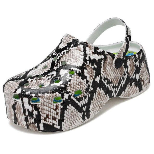 Summer Women Clogs Quick Dry Rainbow Tie Thick Wedges Garden Shoes Beach Sandals Flip Flops For Women Slipper Lightweight Home Slip On Walking Casual Art Painted Travel Holiday Shoes