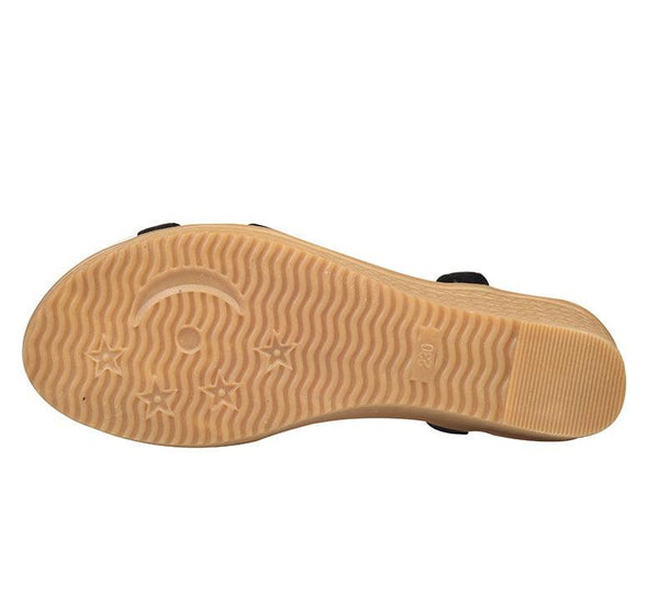 Summer Women Sandals Soft Comfortable Modern Shoes Flat Pearl Sandals Comfortable Ankle Strap Sandals Slip On Flat Sandal Elastic Comfort Summer Shoes