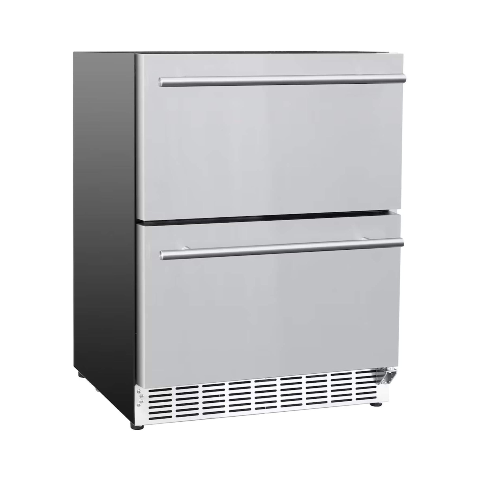 Summerset 24-Inch Outdoor Rated Double Drawer Refrigerator [RFR-24DR2-A] (SAK95283)