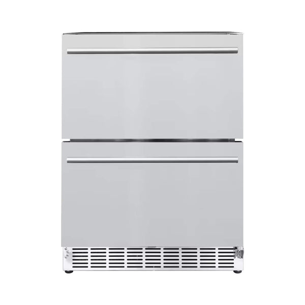 Summerset 24-Inch Outdoor Rated Double Drawer Refrigerator [RFR-24DR2-A] (SAK95283)