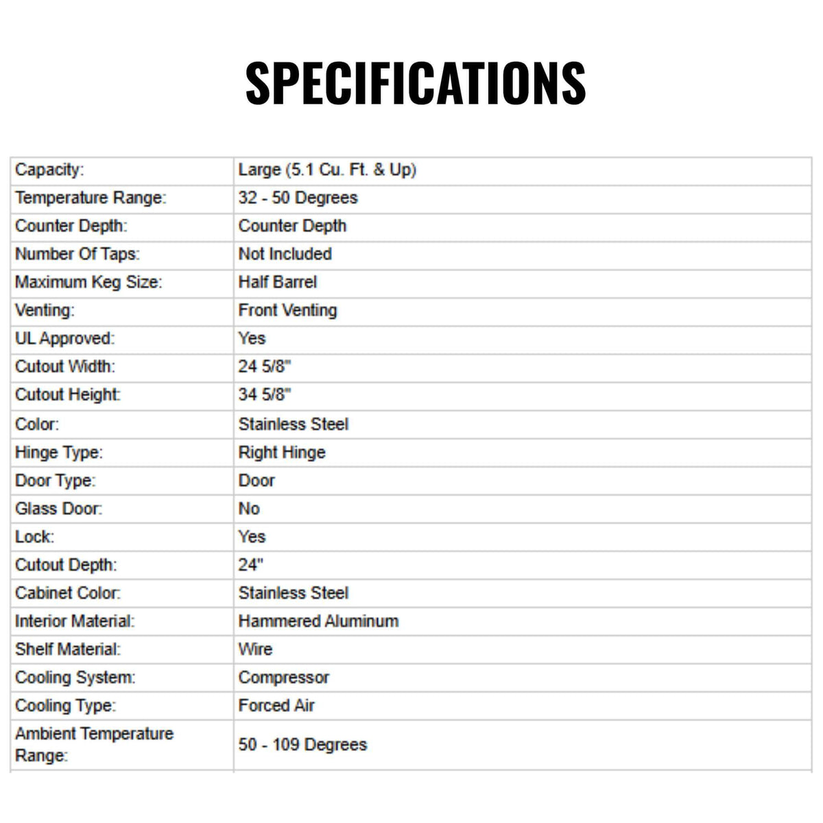 Summerset 24-Inch Outdoor Rated Double Drawer Refrigerator [RFR-24DR2-A] (SAK95283)