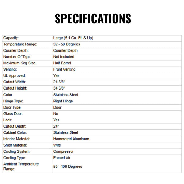 Summerset 24-Inch Outdoor Rated Double Drawer Refrigerator [RFR-24DR2-A] (SAK95283)