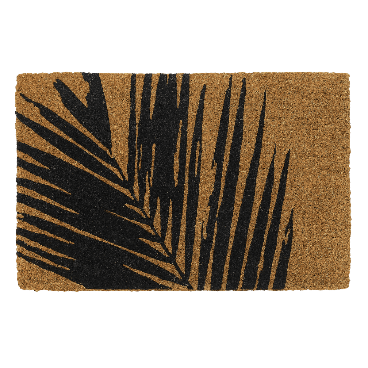 Summertime Palm Leaf Coir Doormat
