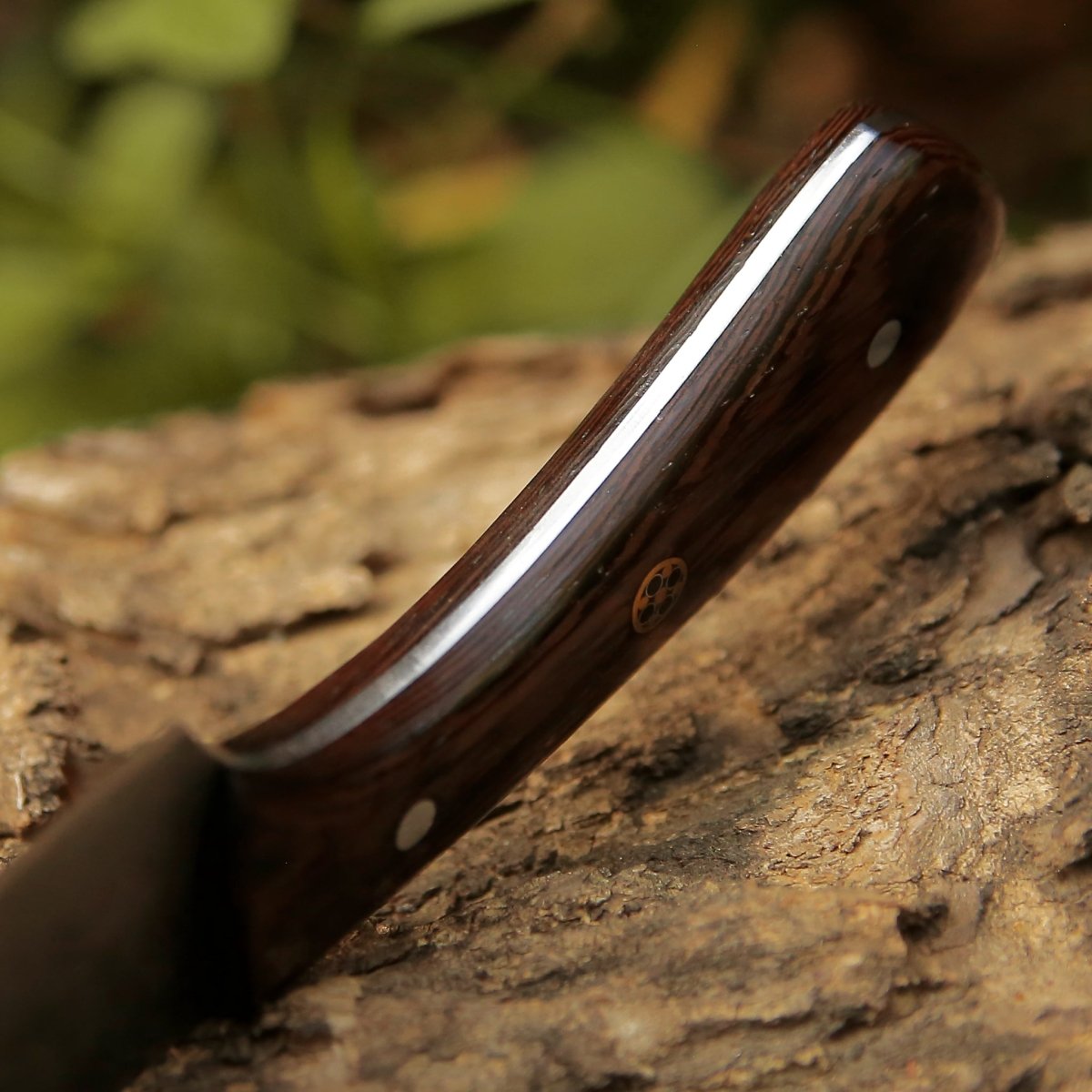 Super Cut Damascus Chef's Knife with Exotic Wenge Wood Handle