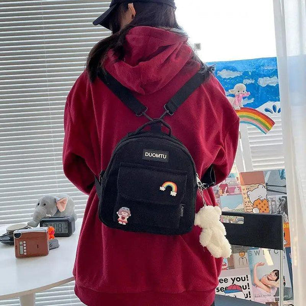 Super Cute Small Backpack Female Nice Shoulder Bags Multi-purpose Ladies Backpacks Travel Bag for Girls