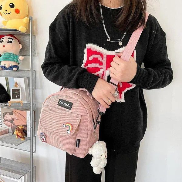 Super Cute Small Backpack Female Nice Shoulder Bags Multi-purpose Ladies Backpacks Travel Bag for Girls