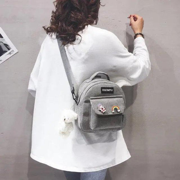 Super Cute Small Backpack Female Nice Shoulder Bags Multi-purpose Ladies Backpacks Travel Bag for Girls