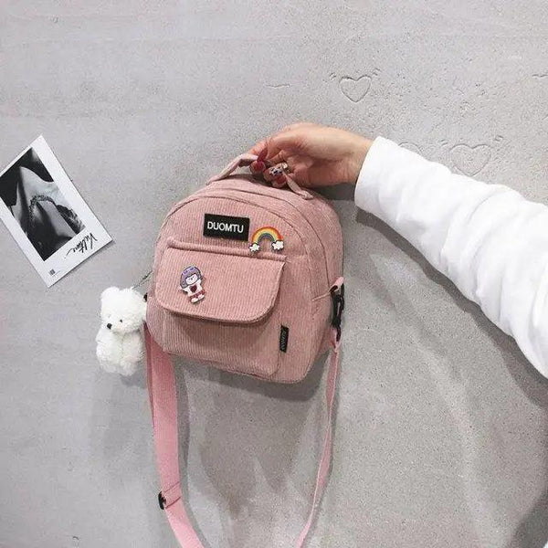 Super Cute Small Backpack Female Nice Shoulder Bags Multi-purpose Ladies Backpacks Travel Bag for Girls