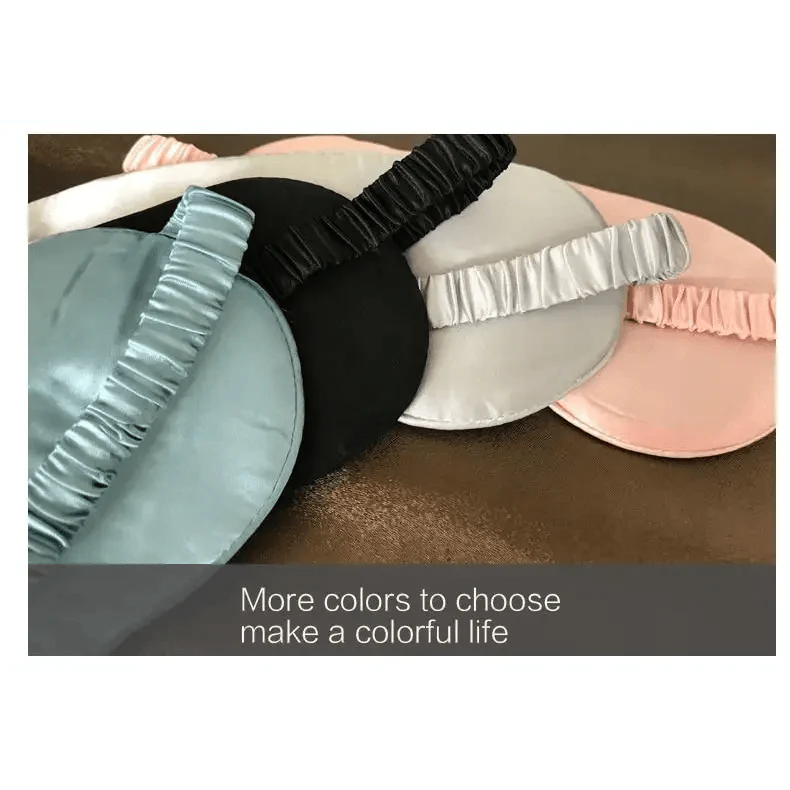 Super Smooth  Mulberry Silk Sleep Eye Mask & Blindfold With Elastic Strap Travel Eye Patch Soft Nap Eye Patch  Eye Cover Eyeshade for Night Sleeping Mask For Women