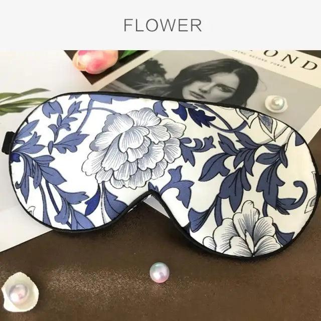 Super Smooth  Mulberry Silk Sleep Eye Mask & Blindfold With Elastic Strap Travel Eye Patch Soft Nap Eye Patch  Eye Cover Eyeshade for Night Sleeping Mask For Women