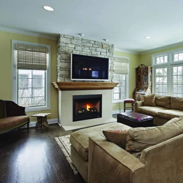 Superior Fireplaces 40-Inch Millivolt Traditional Direct Rear Vent Natural Gas Fireplace [DRT2040RMN-C] (SAK91047)