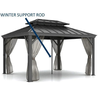 Shade N' Shelters Hardtop Gazebo Winter Roof Support Rod