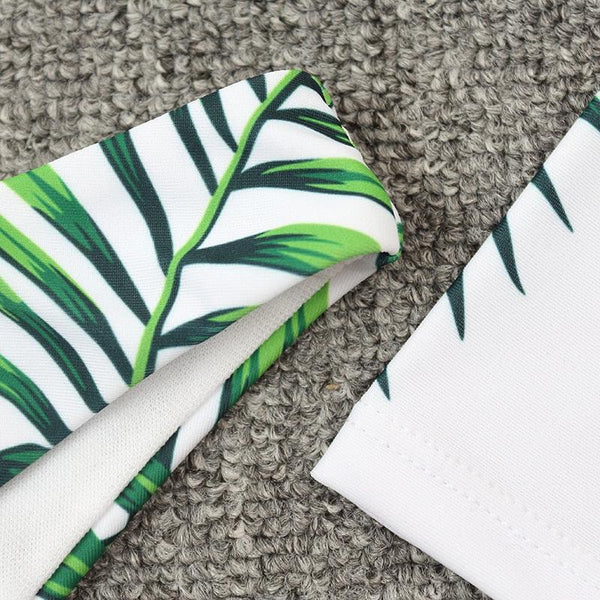 Surfing Swimsuit For Women Bikini Long Sleeve Swimwear Tiger Print Push Up Summer Bath Suit Two Piece Surfing Rash Guard Bikini Long Sleeve Swimsuit Set