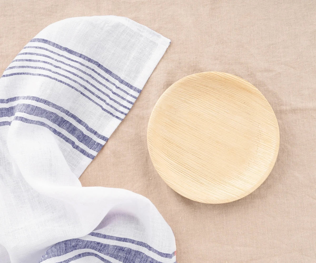 Striped Linen Tea Towels - Set of 2