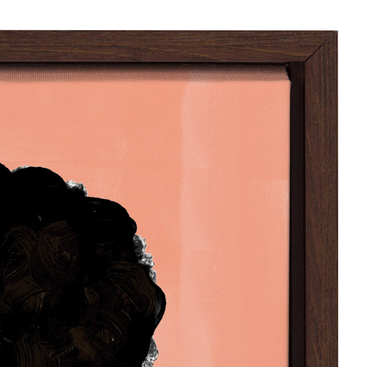 Sylvie Fashion Girl 3 Framed Canvas by Kendra Dandy of Bouffants and Broken Hearts