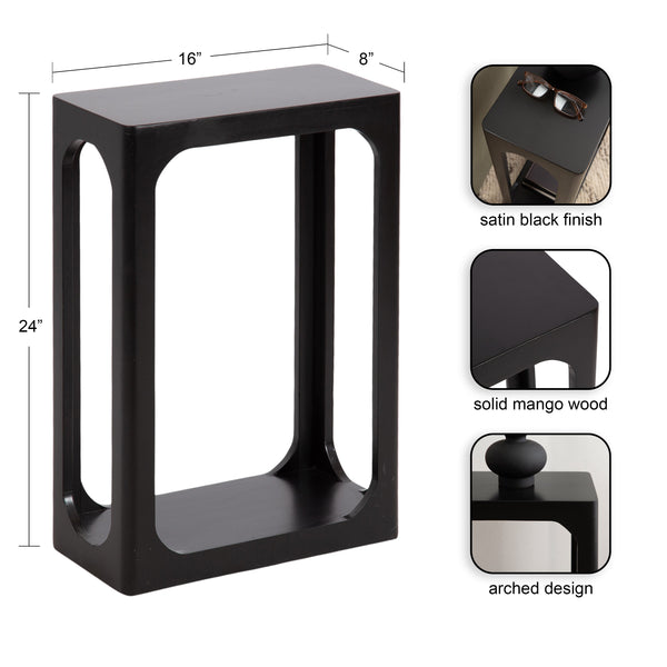 Dahl Wood Slim Side Table