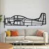 T-28 Trojan Metal Aircraft Wall Art - NCP0602 - 19.3" - 49 cm