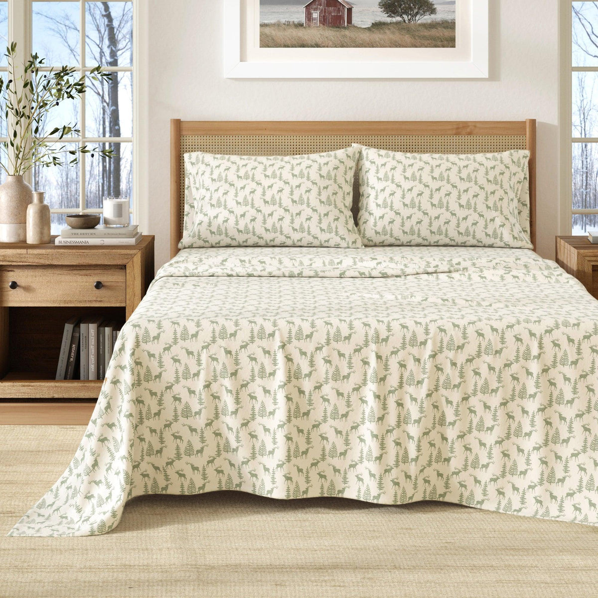 Turkish Cotton Flannel Sheet - Belle Collection