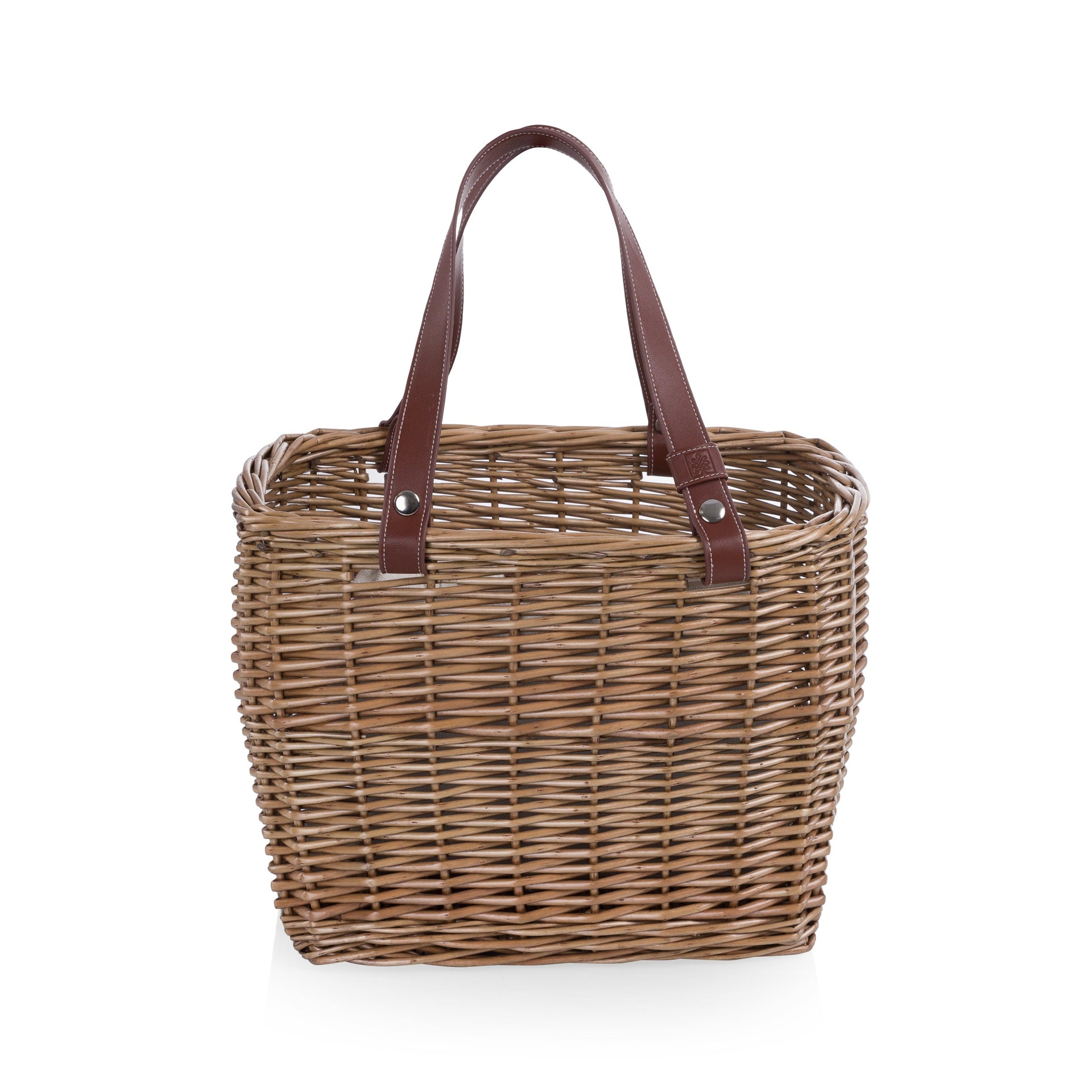 Terrabella Earth Friendly Handwoven Picnic Basket Set for 2