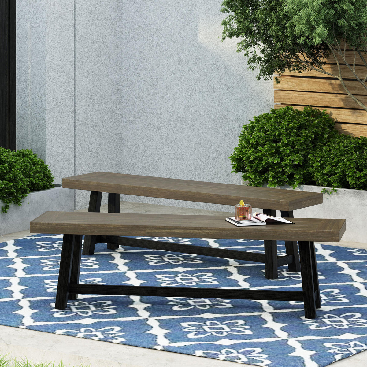 Acacia Outdoor Bench