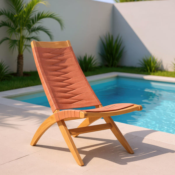 Rova Lounge Chair Terracotta
