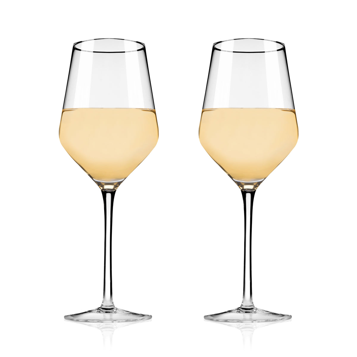Raye Angled Crystal Chardonnay Glasses Set of 2