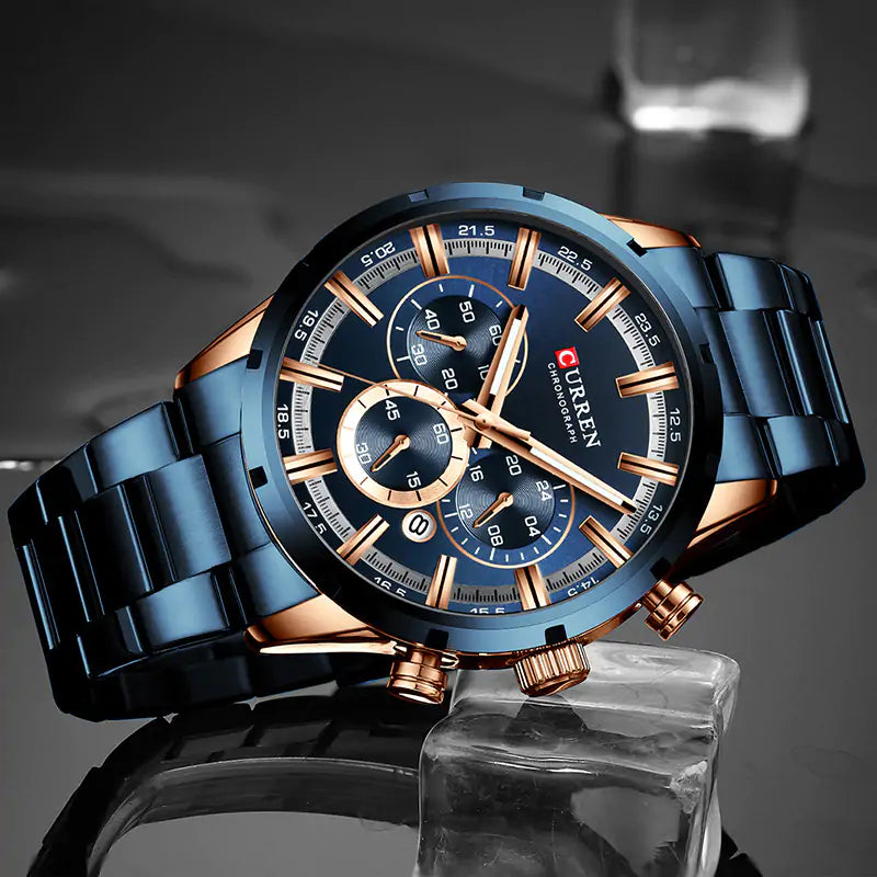 CURREN Precision Chrono Watch - Men's Luxury