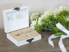 Cypress Home With This Ring I Thee Wed Ring Holder Decorative Box ? 5 x 6 x 2 - 5 x 6 x 2/White