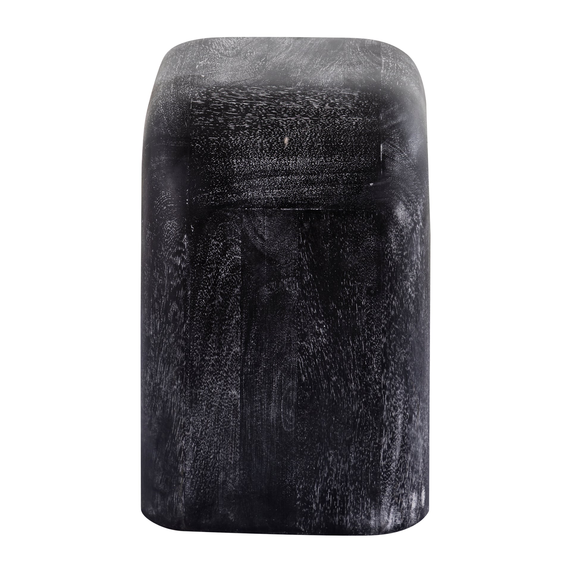 Morris Cerused Accent Table - Short Black