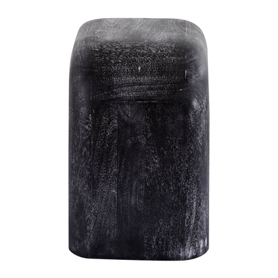 Morris Cerused Accent Table - Short Black